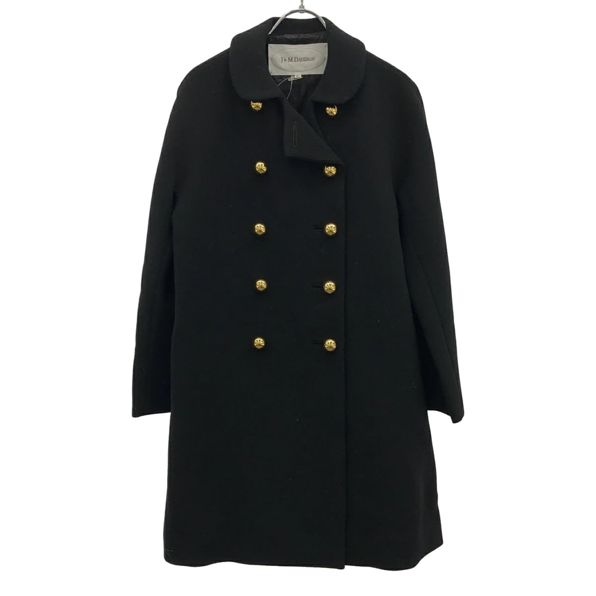 J & M DAVIDSON ジェイアンドエムデヴィッドソン ラウンドカラーダブルコート
