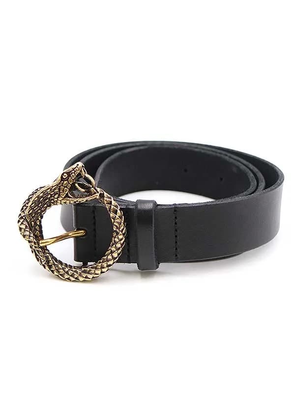 SAINT LAURENT サンローラン パリ 16AW EGO スネークバックルレザーベルト