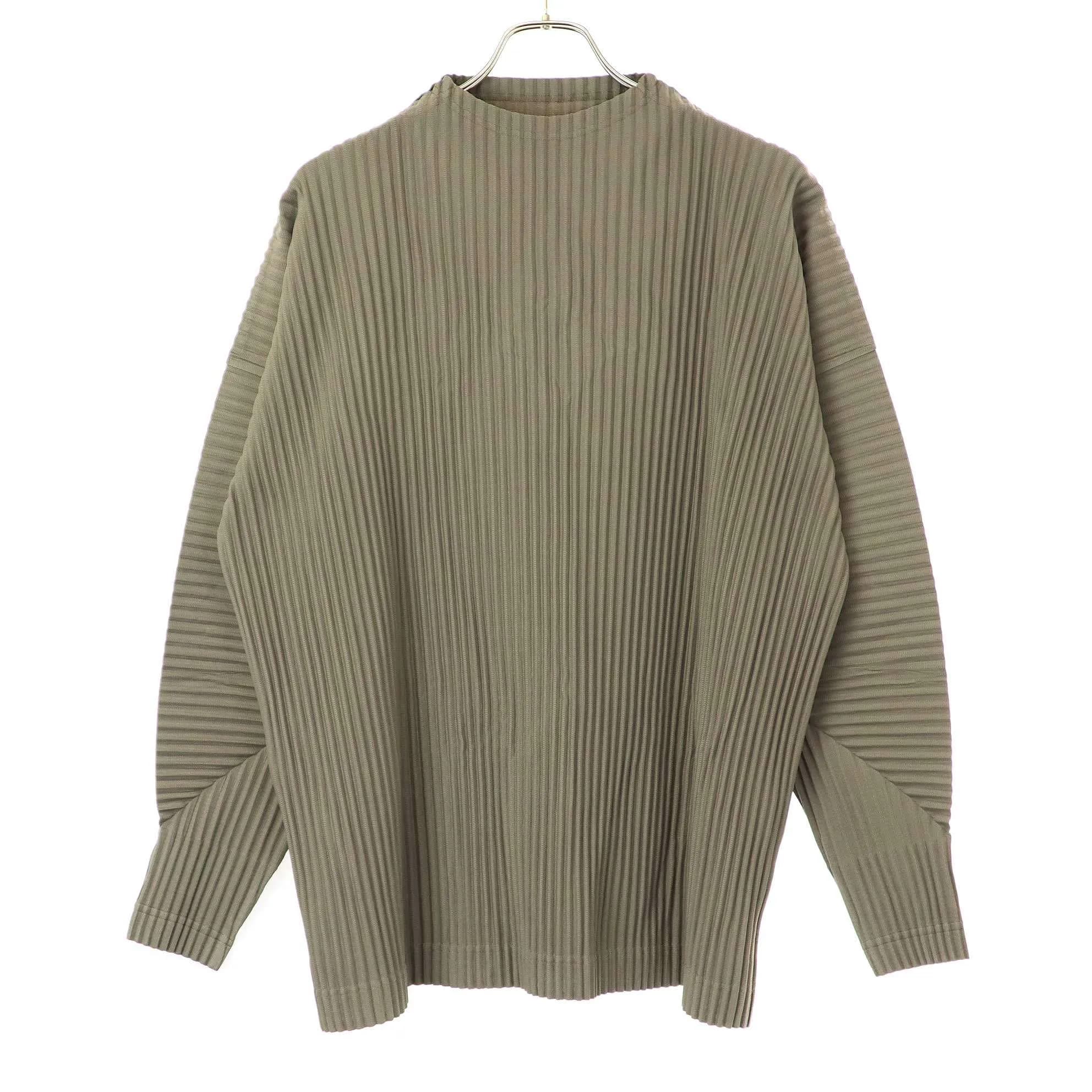 ISSEY MIYAKE オム プリッセ イッセイ ミヤケ 23AW モックネックプリーツカットソー