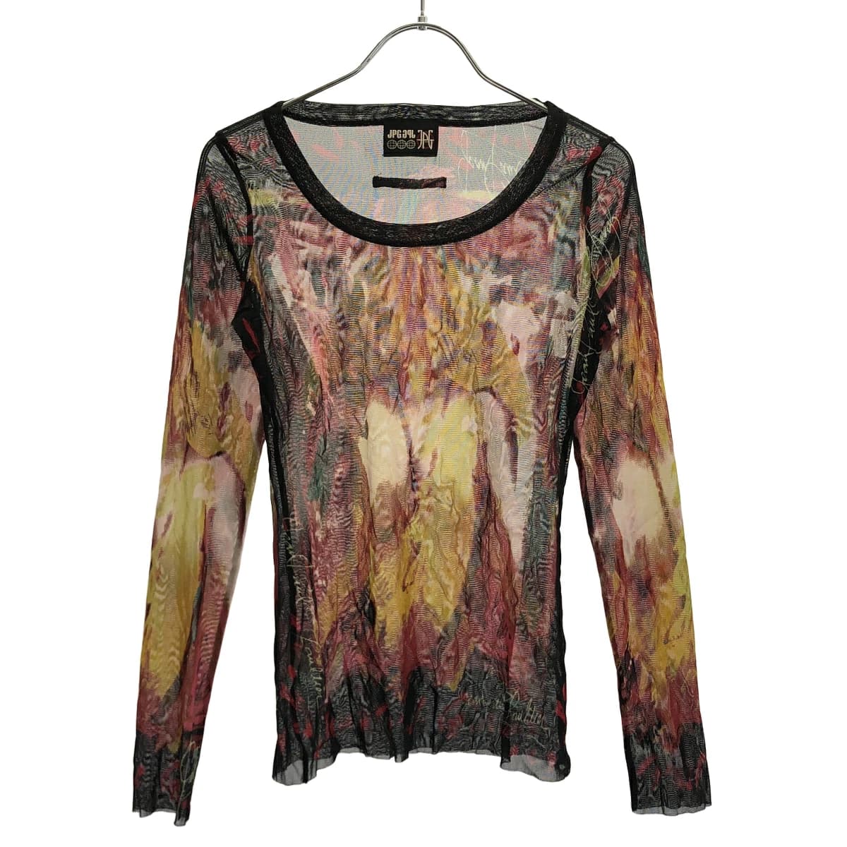 Jean Paul GAULTIER ジャンポールゴルチエ グラフィックパワーネットトップス カットソー