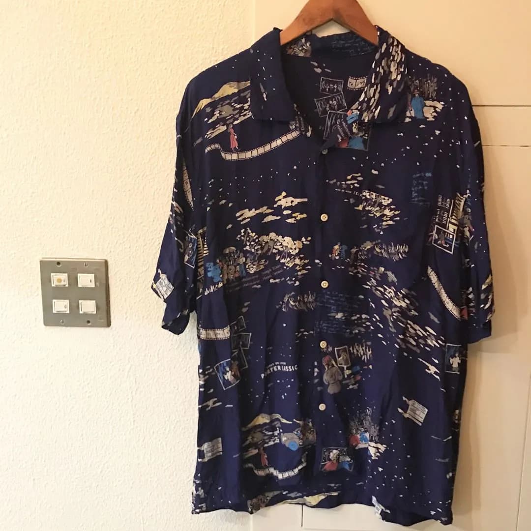 Porter Classic Porter Classic 17SS オープンカラーレーヨンアロハシャツ