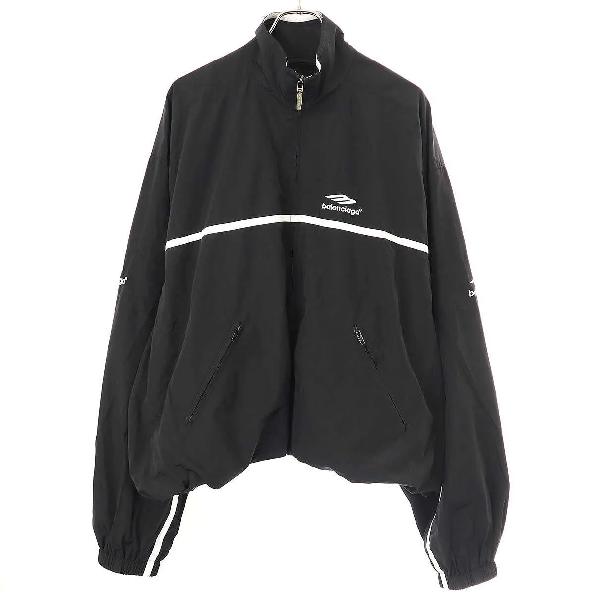 BALENCIAGA バレンシアガ 23AW 3B Sports Icon Track Jacket ロゴフィールドトラックジャケット