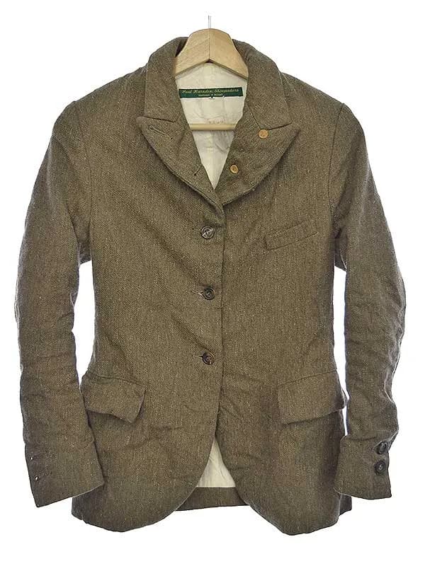 Paul Harnden ポール ハーデン Blazer ウールリネンツイードブレザージャケット