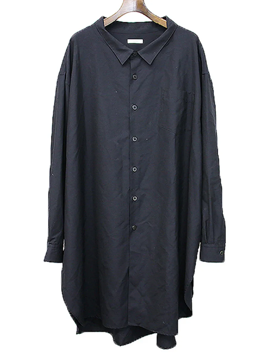 whowhat フーワット 16AW 5X SHIRT LONG オーバーサイズドトロピカルロングシャツ