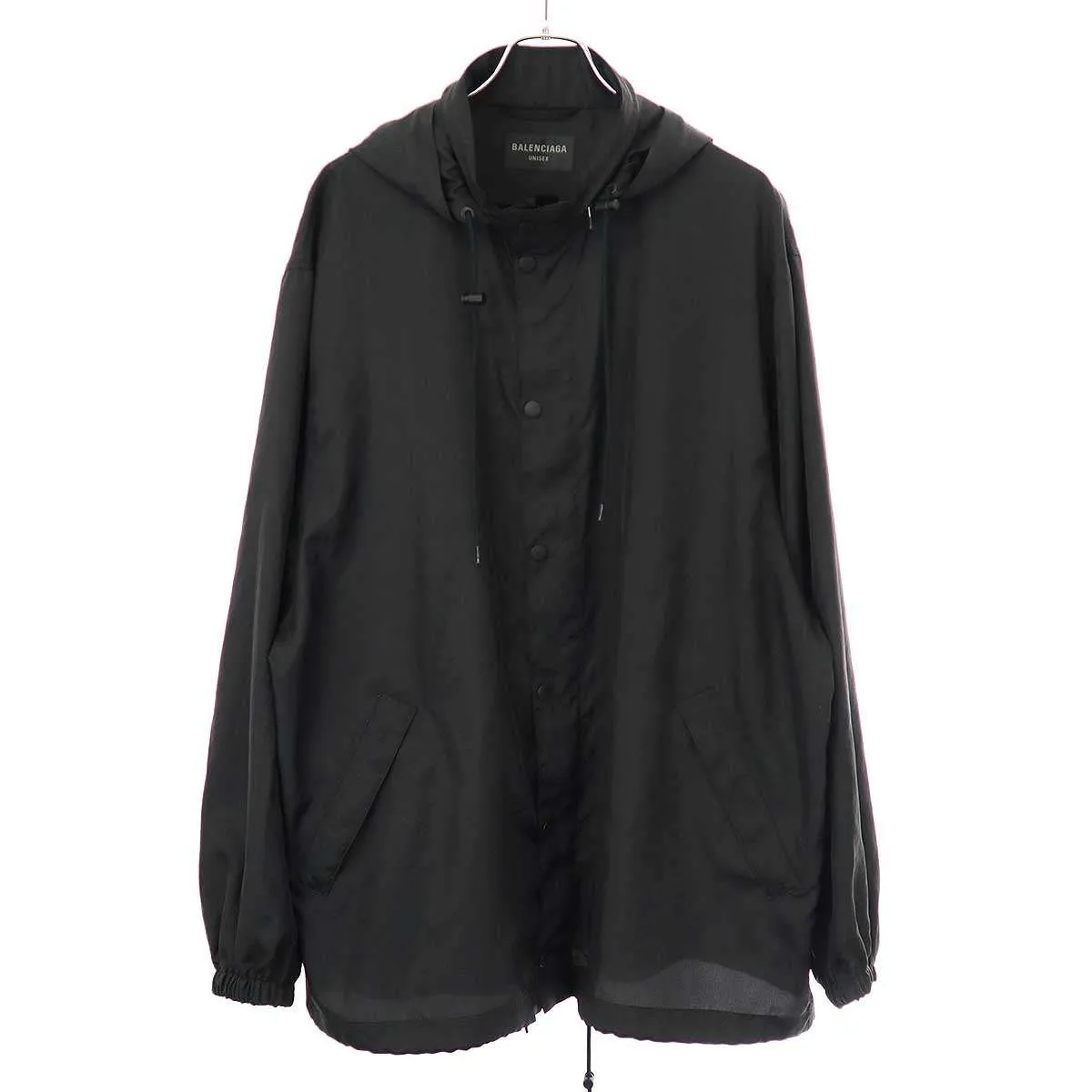 BALENCIAGA バレンシアガ 25SS Oversized Hooded Jacket バックロゴ オーバーコーチジャケット 831352 TSO35