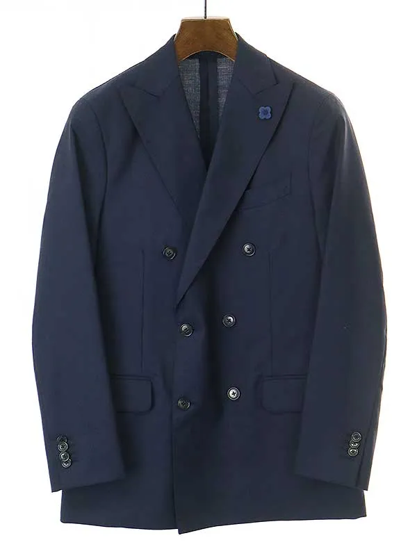 LARDINI ラルディーニ ダブルブレストウールセットアップスーツ