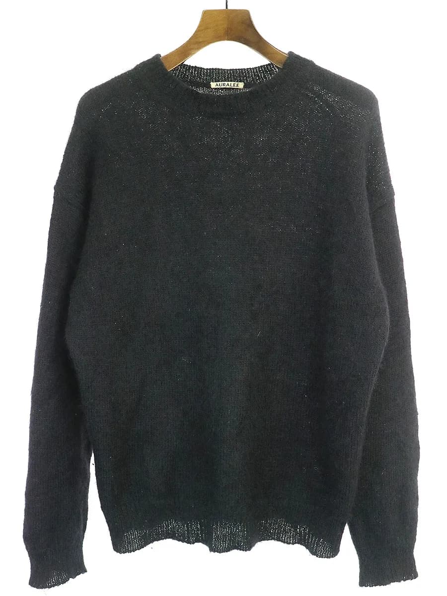 AURALEE オーラリー 17AW キッドモヘヤウールニットセーター
