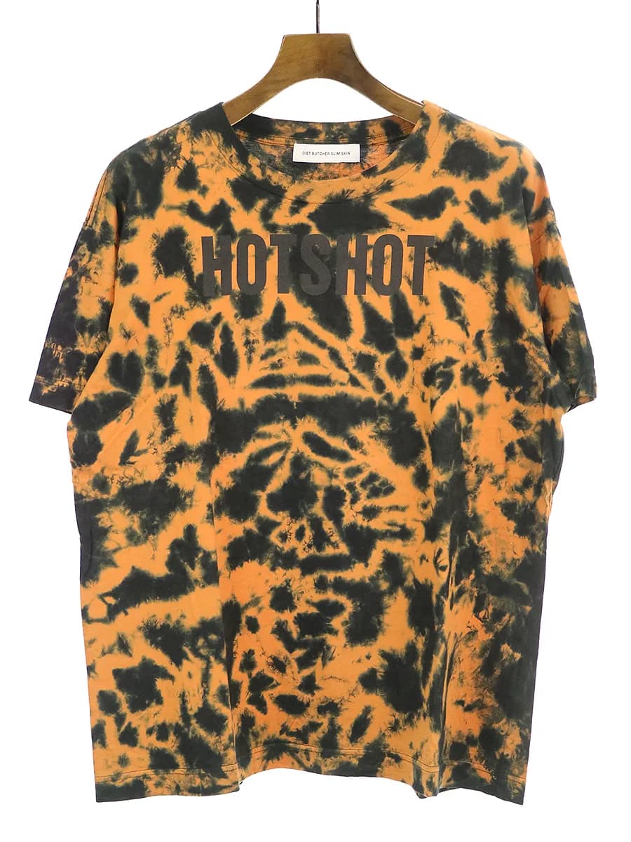 DIET BUTCHER SLIM SKIN ダイエットブッチャー スリムスキン 18SS Magic dyeing T-shirt プリントTシャツ