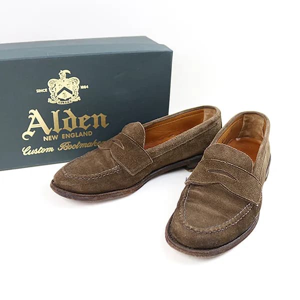 Alden オールデン 6245F スウェードレザーローファー
