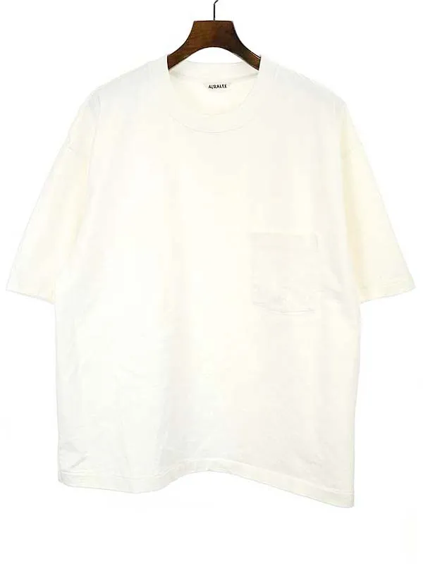 AURALEE オーラリー 21SS STAND-UP TEE スタンドアップTシャツ
