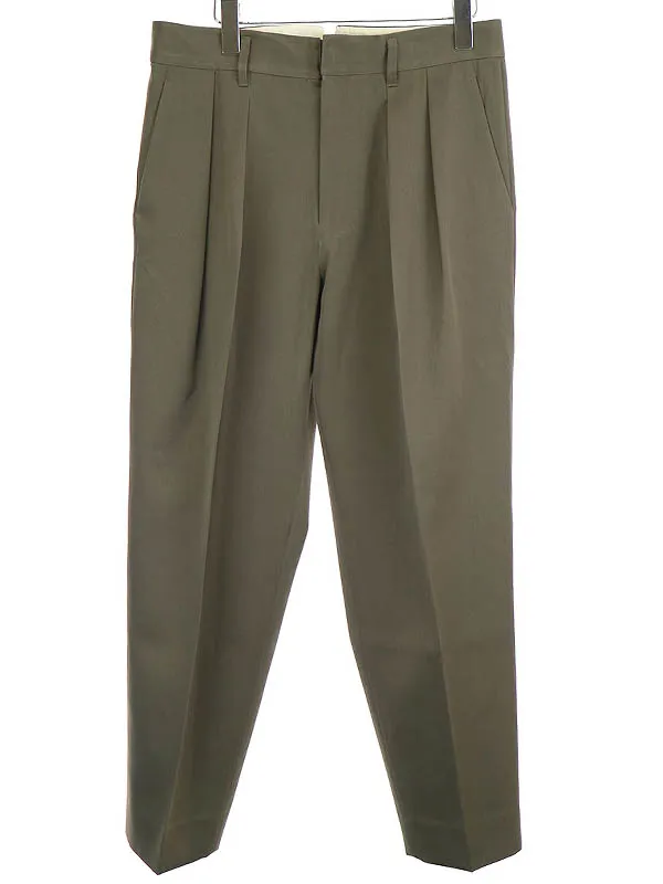 stein シュタイン EX WIDE TROUSERS プリーツトラウザーパンツ