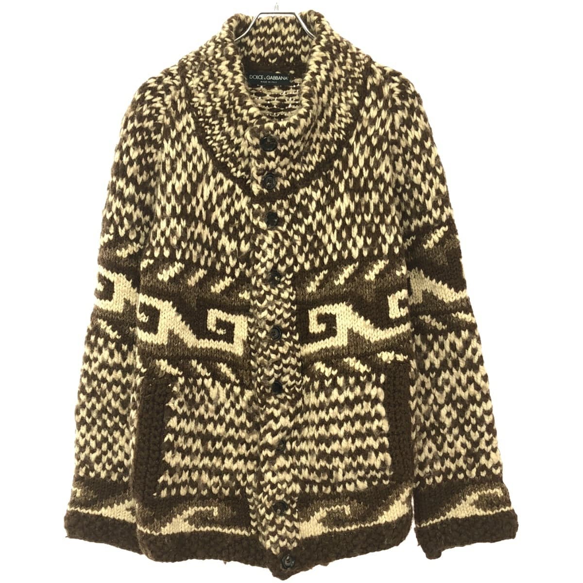 DOLCE&GABBANA ドルチェ&ガッバーナ 2002AW カウチンニットカーディガン