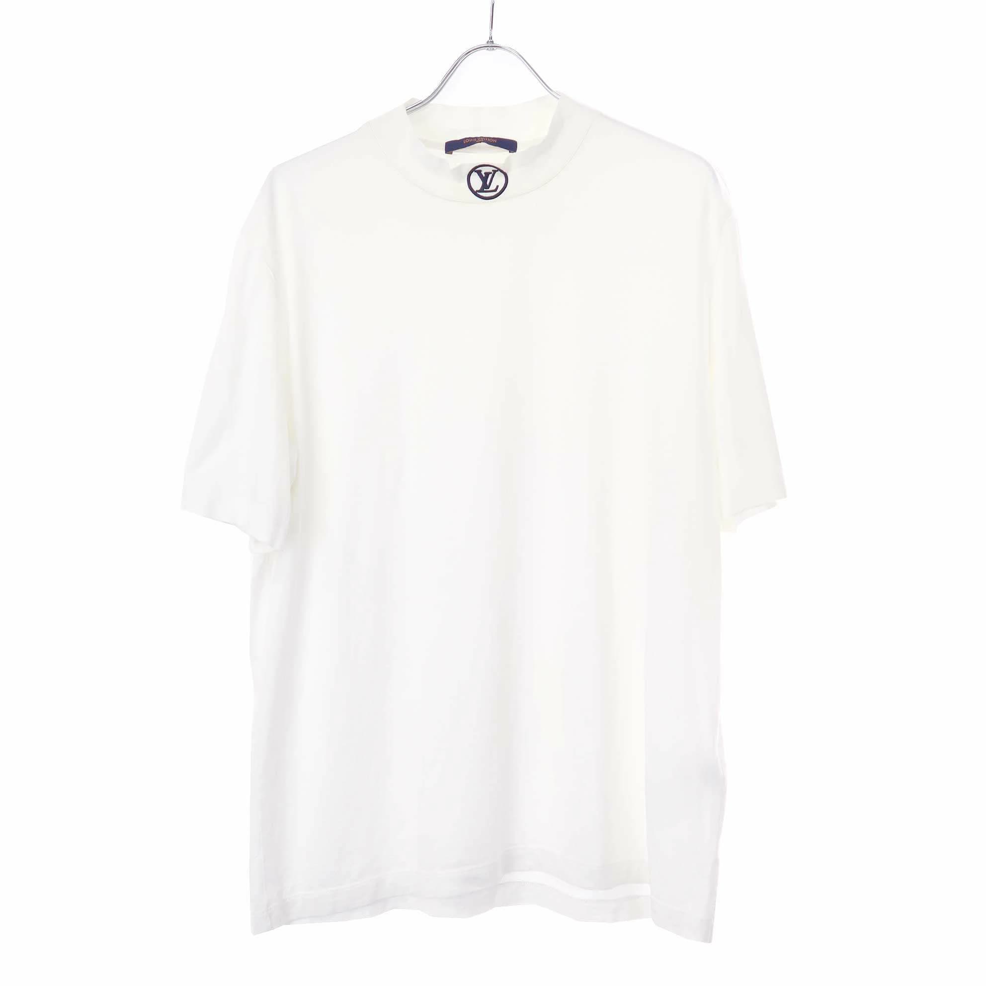 LOUIS VUITTON ルイヴィトン 18SS エンブロイダリーモックネックTシャツ