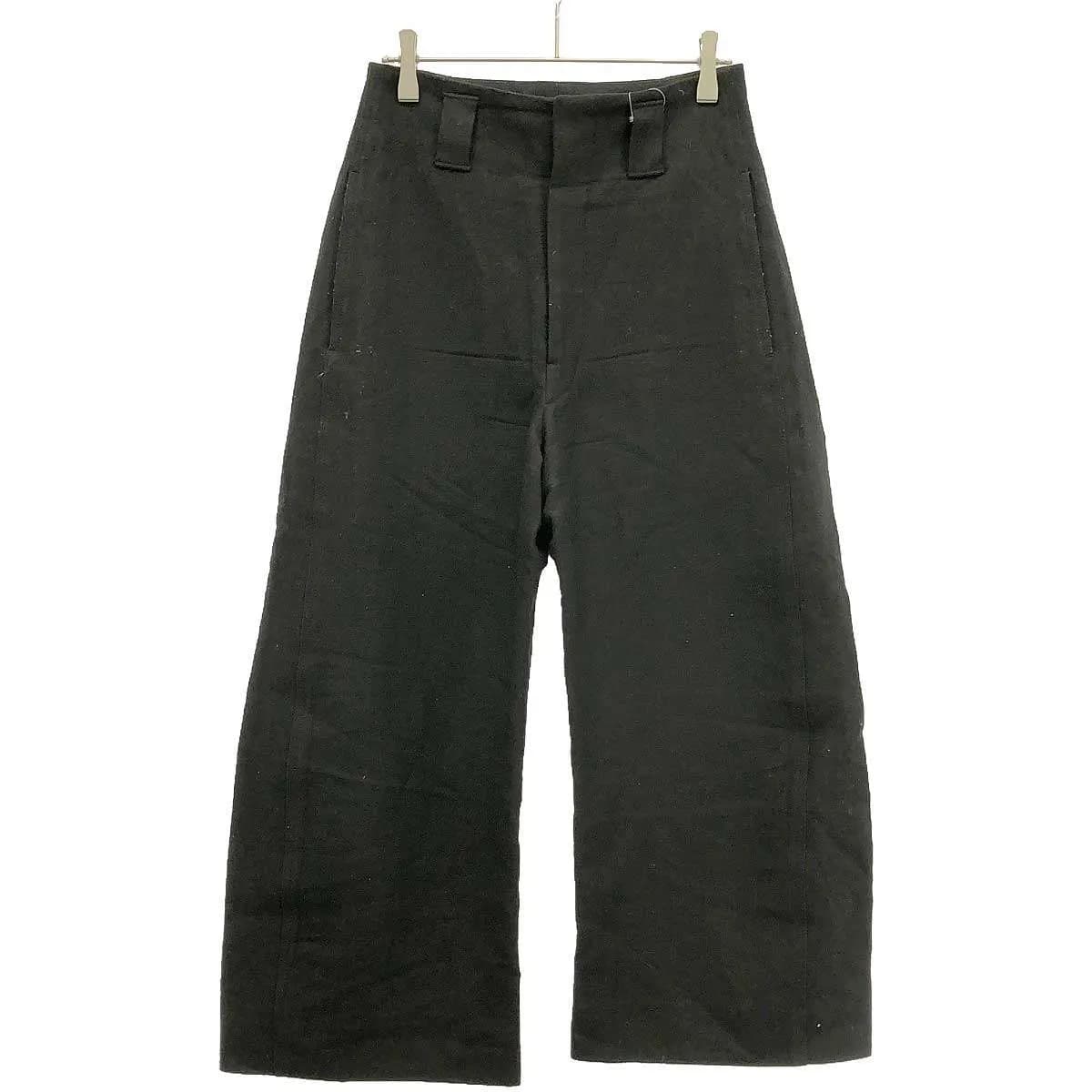 LEMAIRE ルメール Cropped Curved Pants ウールリネンクロップドパンツ