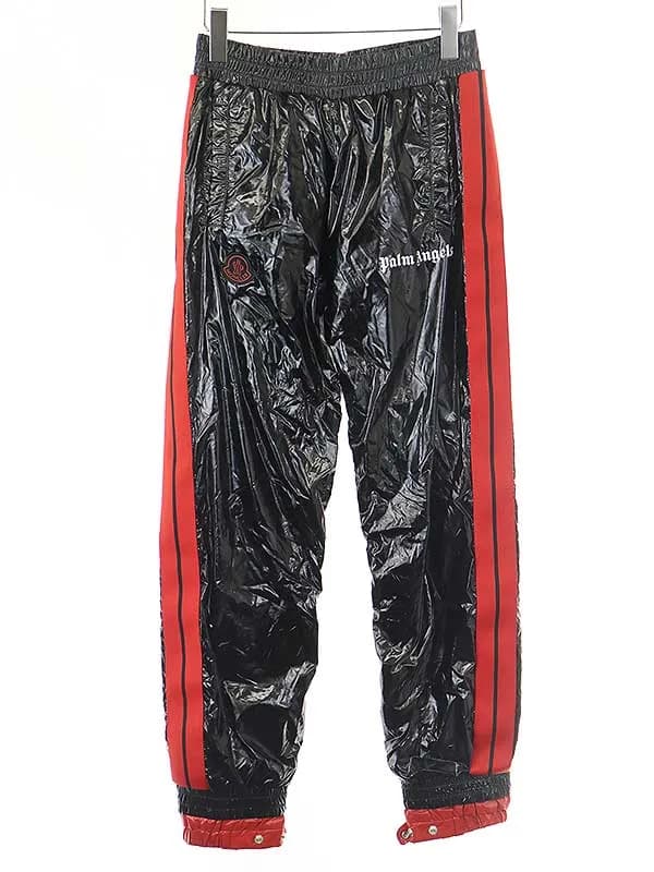 MONCLER モンクレール ジーニアス パームエンジェルス PANTALONE SPORTIVO ロゴプリントナイロンラインパンツ