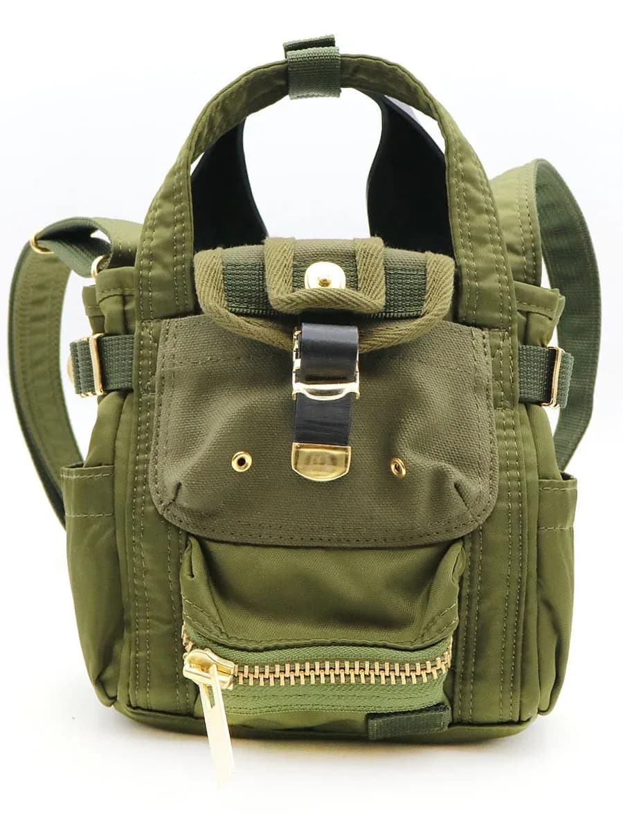 sacai サカイ×ポーター 20SS BUCKLE DETAIL TOTE BAG ナイロンミニトートバッグ