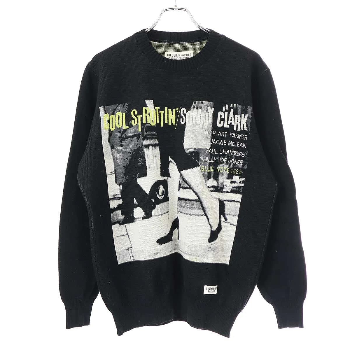 WACKO MARIA ワコマリア 23AW BLUE NOTE JACQUARD KNIT SWEATER TYPE-2 ニットセーター