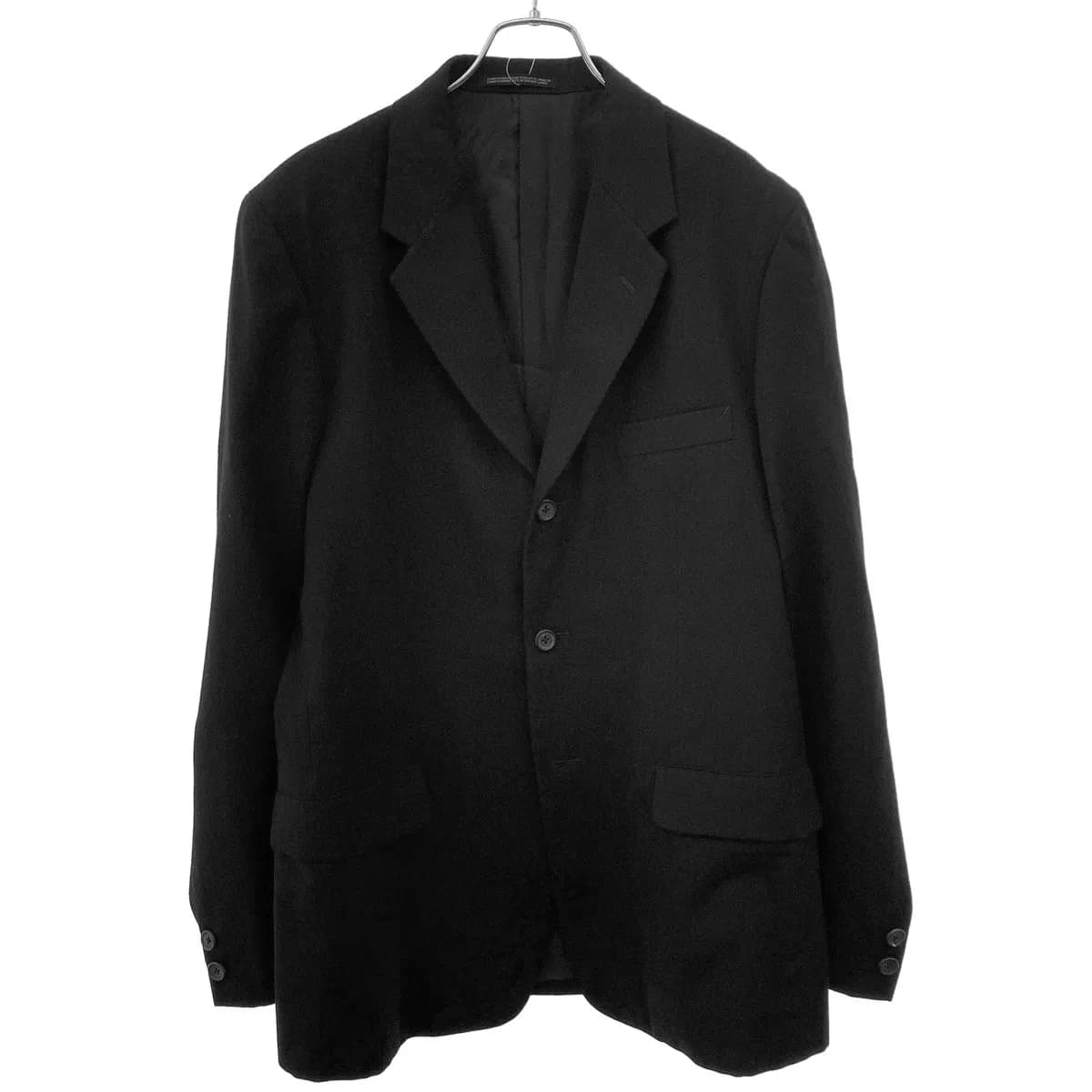 Yohji Yamamoto ヨウジヤマモト コスチュームドオム 2002AW ウールフラノ3Bテーラードジャケット