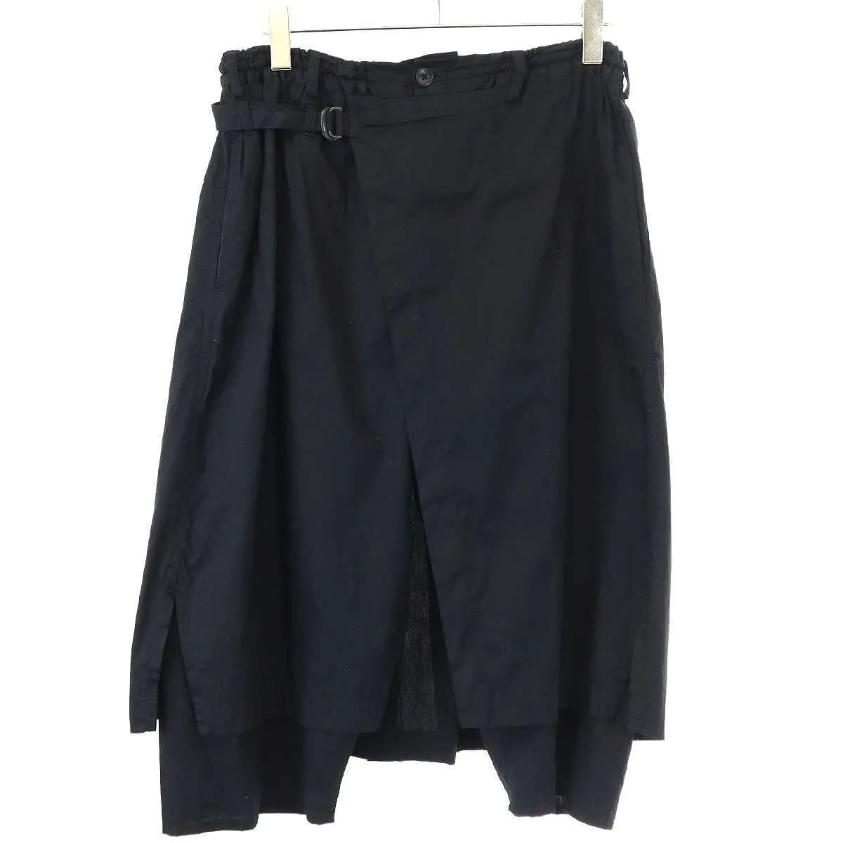 Yohji Yamamoto ヨウジヤマモト プールオム 17AW 左ラップパンツ HK-P08-026