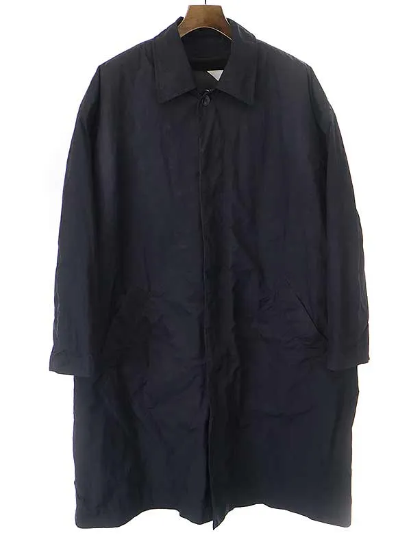 Aton エイトン AIR VENTILE BALMACAAN COAT ライナー付きステンカラーコート