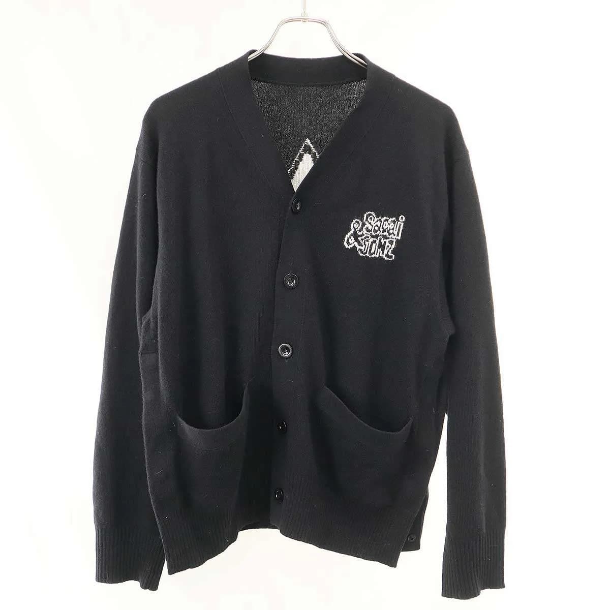 sacai サカイ マークゴンザレス ゴンズ 24AW Wool Knit Cardigan ウールニットカーディガン