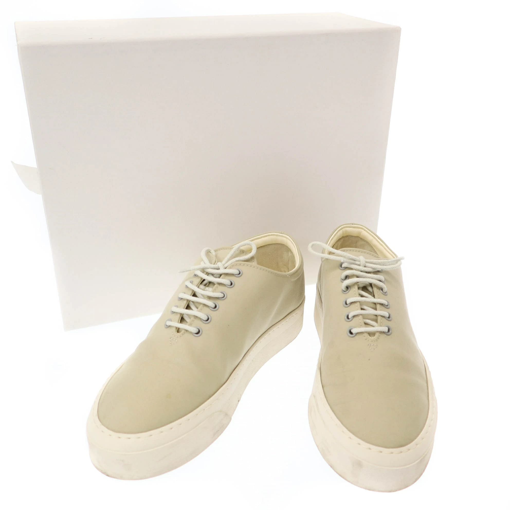 THE ROW ザ ロウ MARIE H LACE-UP レ―スアップローカットスニーカー
