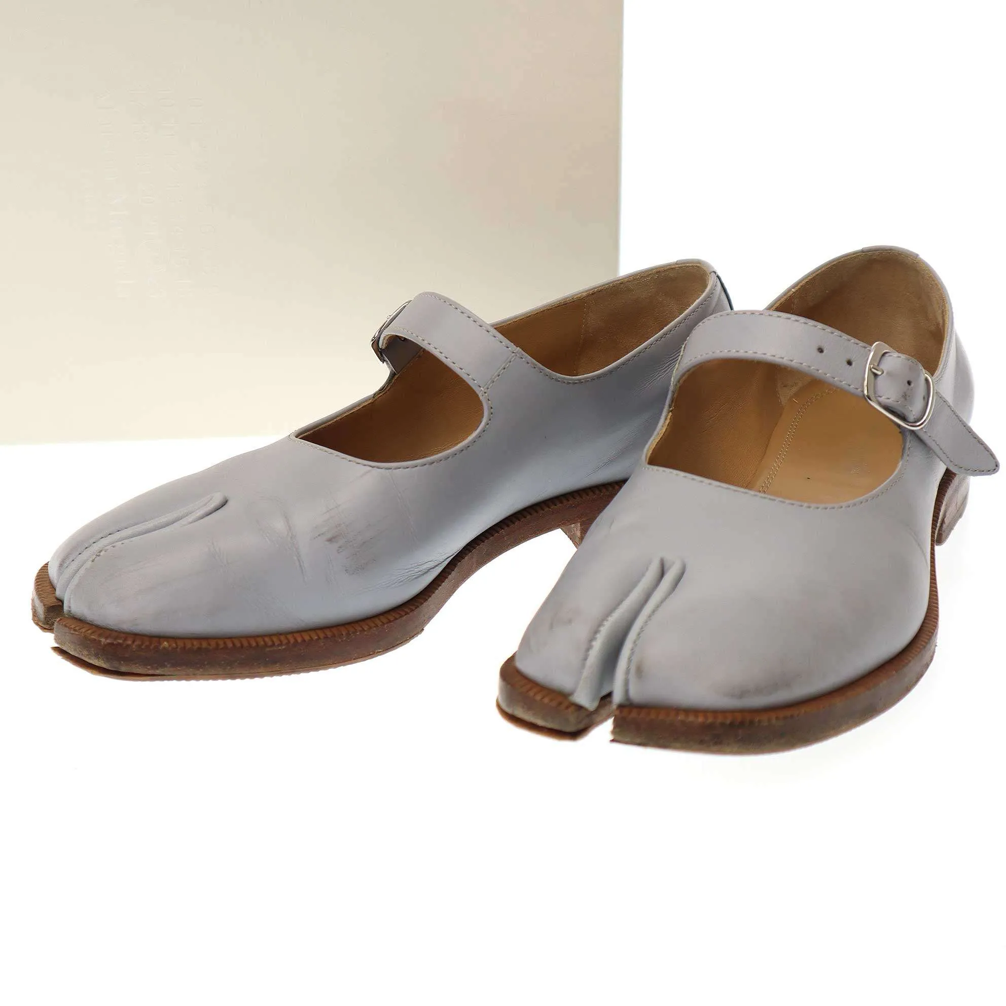 Maison Margiela メゾン マルジェラ 23SS Tabi 足袋 ストラップレザーシューズ S39WL0119