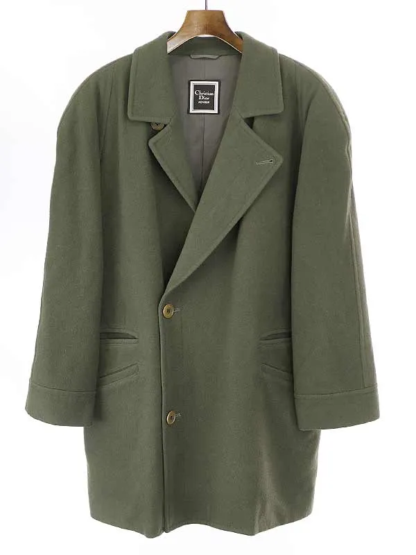 Dior HOMME クリスチャンディオールムッシュ カシミヤ混2Bウールジャケット