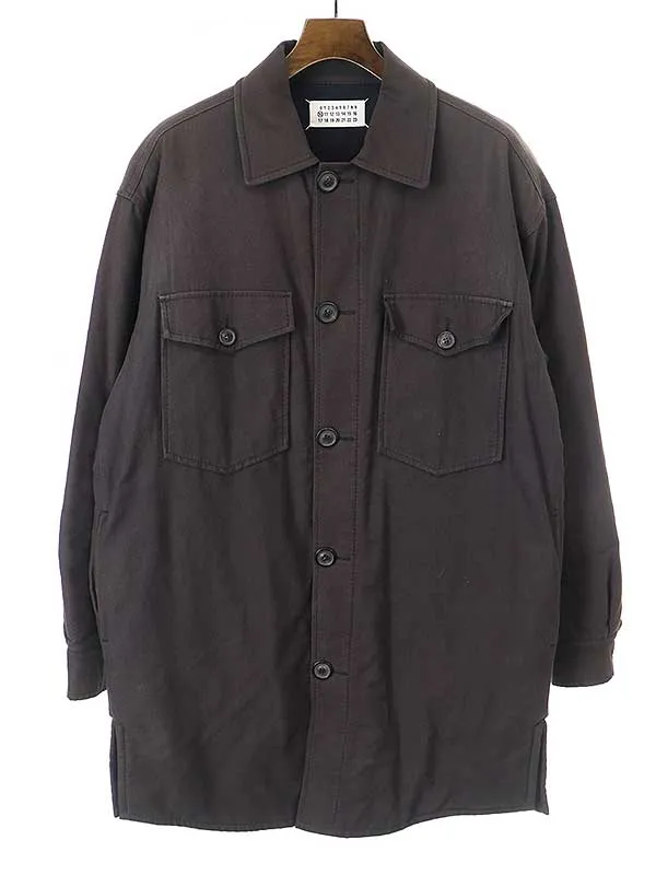 Maison Margiela メゾンマルタンマルジェラ10 10AW オーバーサイズパデットシャツジャケット