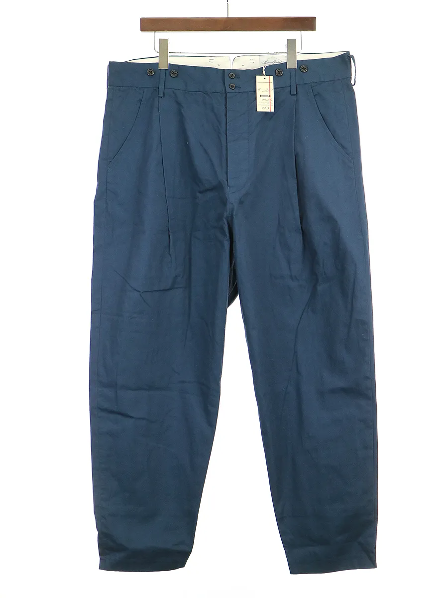 Marvine Pontiak Shirt Makers マービンポンティアック 19SS 1 Tuck Trousers ワイドタックトラウザーパンツ
