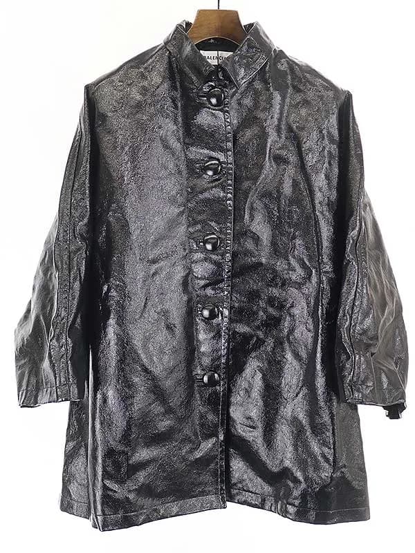 BALENCIAGA バレンシアガ 20SS コーティングオーバーサイズコート