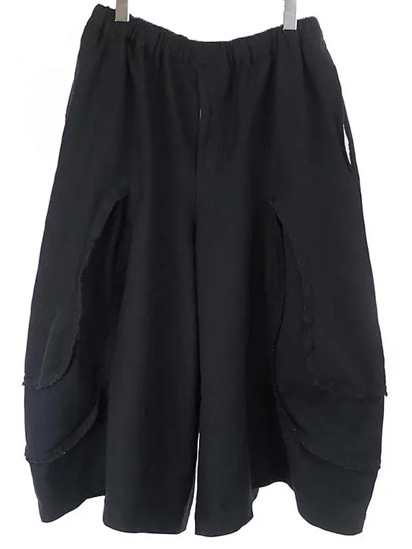COMME des GARCONS ブラック コムデギャルソン 18SS ポリエステルワイドパンツ