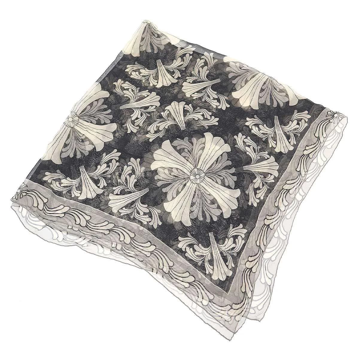CHROME HEARTS クロムハーツ CHプラス 大判シルクスカーフ