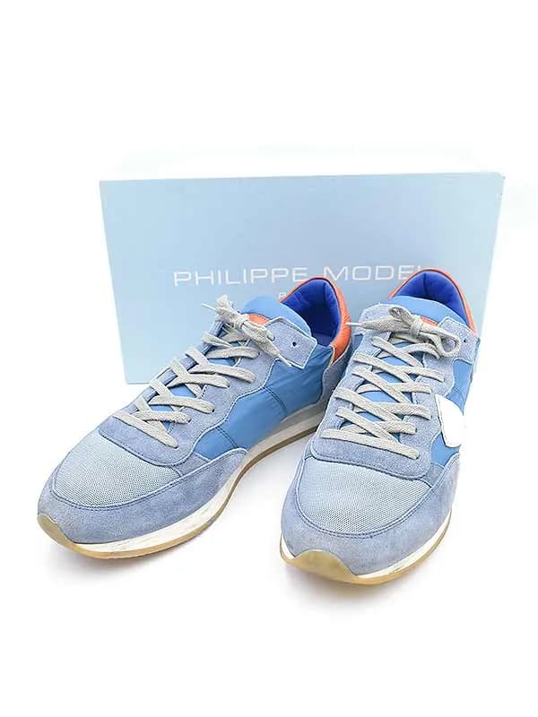 PHILIPPE MODEL フィリップモデル Low Cut Suede Nylon Sneakers TRLU 1104 スニーカー