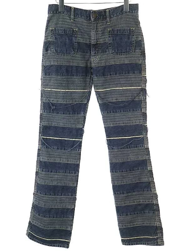 HYSTERIC GLAMOUR ヒステリックグラマー 19AW スクラッチフレアデニムパンツ