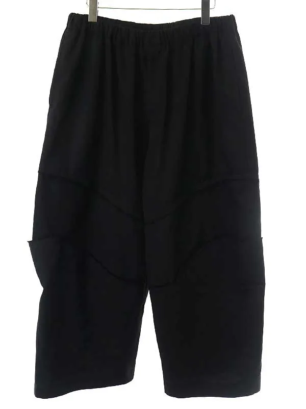 COMME des GARCONS ブラック コムデギャルソン 20AW 裁断ウールワイドイージーパンツ