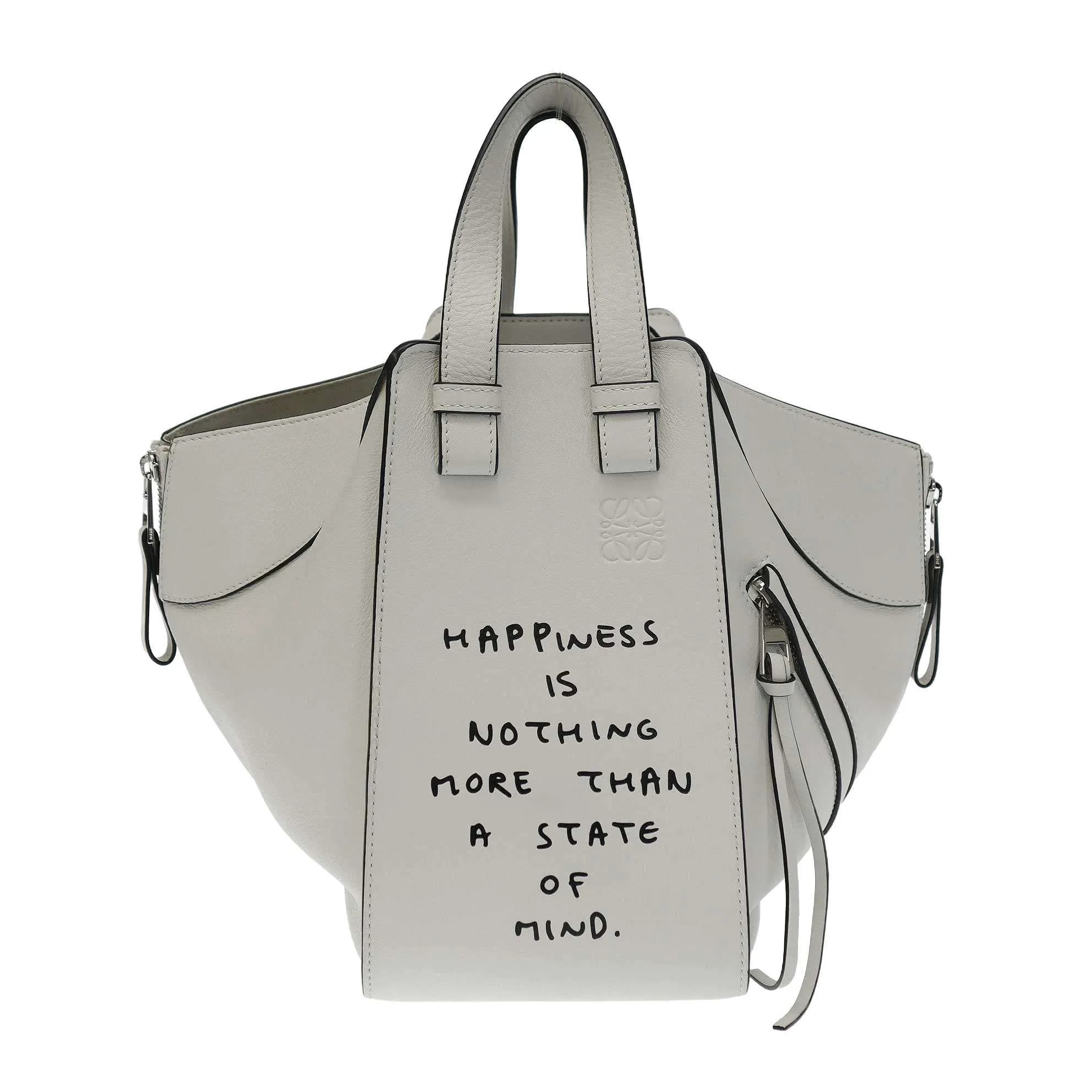 LOEWE ロエベ 21AW Joe Brainard テキスト ハンモックバッグ