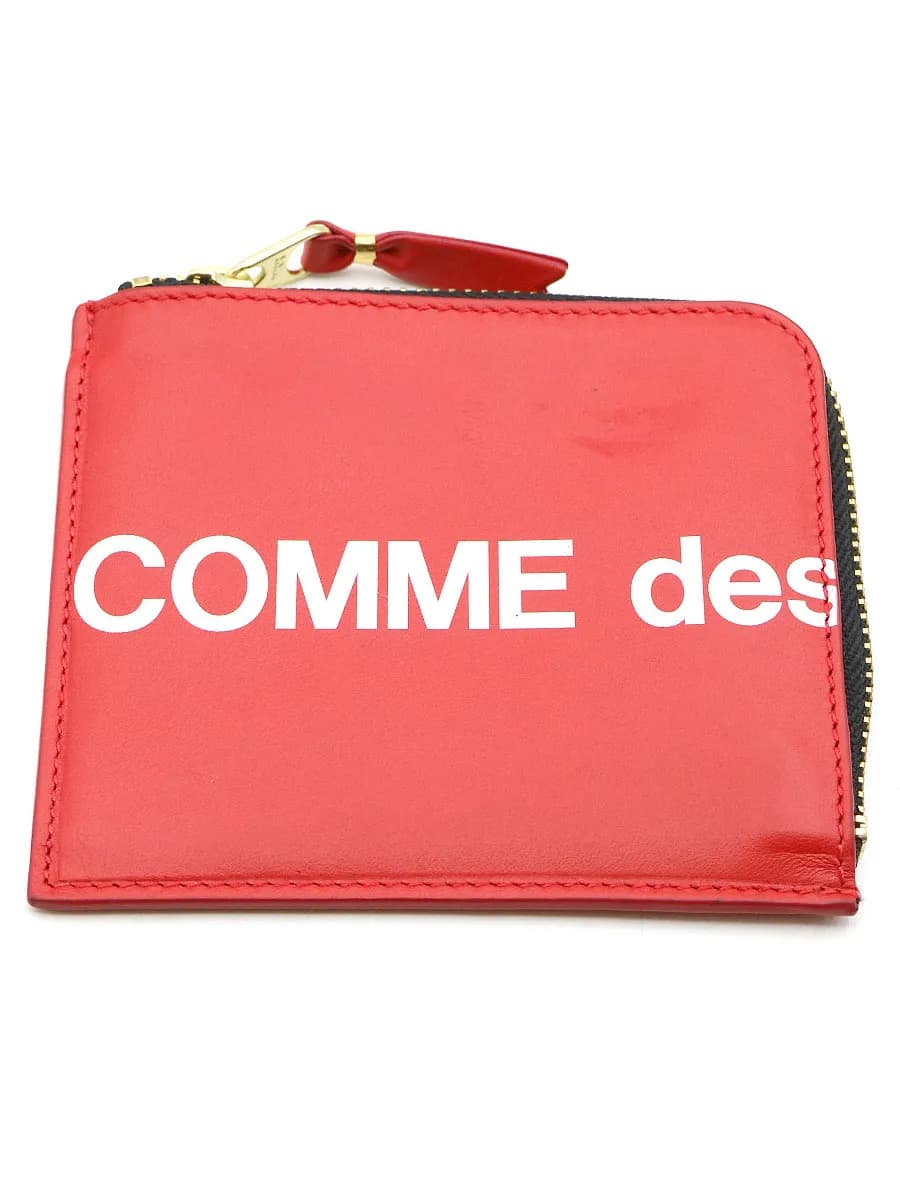COMME des GARCONS コムデギャルソン Wallet Huge Logo SA3100HL Lジップレザーウォレット
