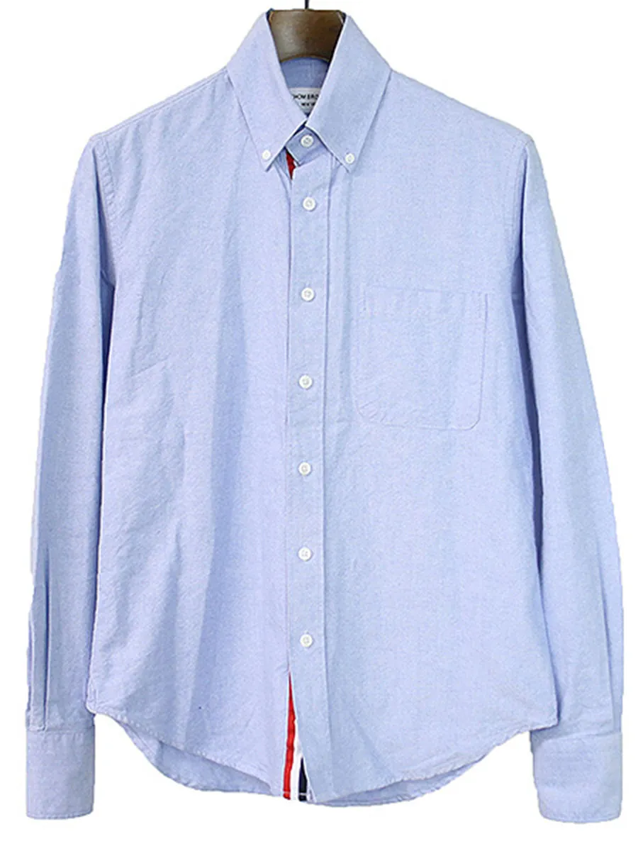 THOM BROWNE トムブラウン 15SS トリコロールテープオックスフォードB.Dシャツ