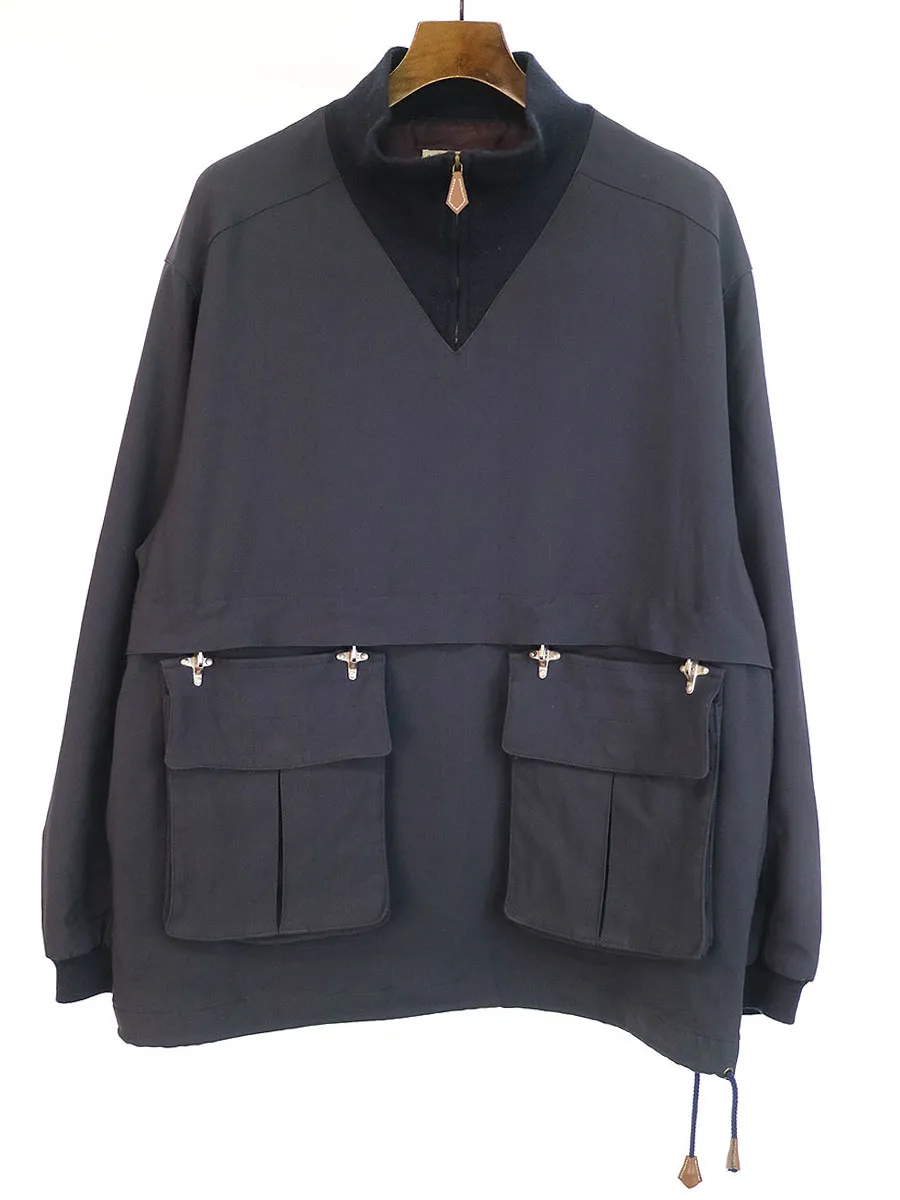 HERMES エルメス ハイネックナイロンプルオーバー