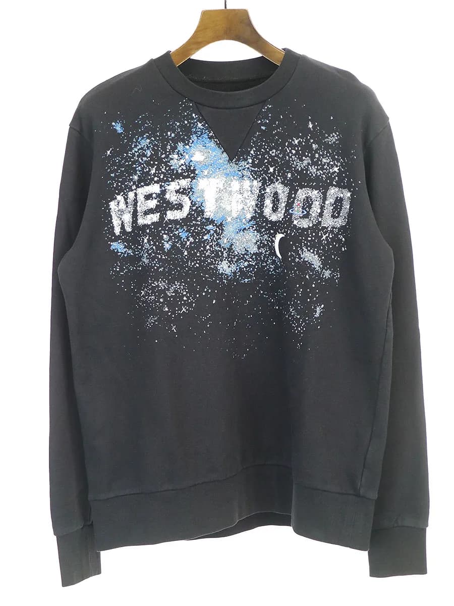Vivienne Westwood ヴィヴィアンウエストウッド 19SS ミルキーウェイプリントクルーネックスウェットトレーナー