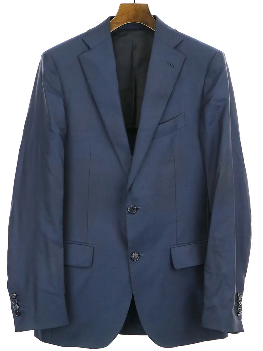 LARDINI ラルディーニ ウールシルクノッチドラペル2Bセットアップスーツ