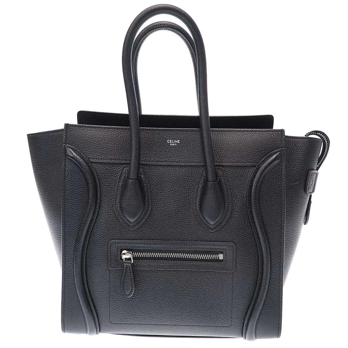 CELINE セリーヌ ラゲージ マイクロショッパー ハンドバッグ 189793DRU 38NO E-AT-1201