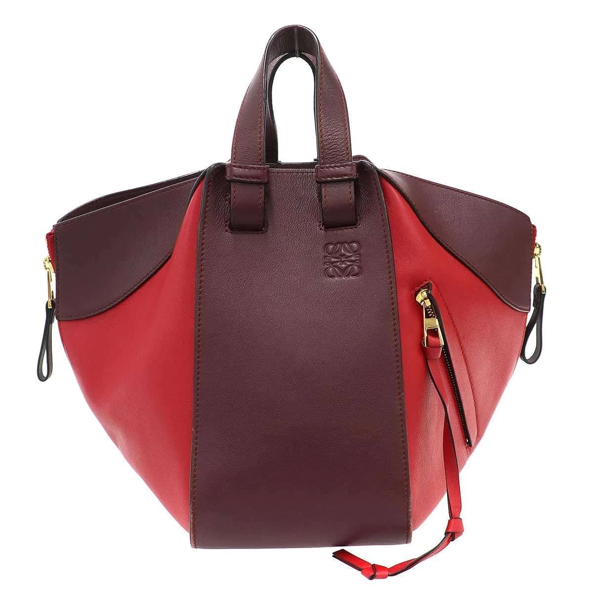 LOEWE ロエベ Hammock Bag Small ハンモック スモール バイカラー ショルダートートバッグ 387.30EN60