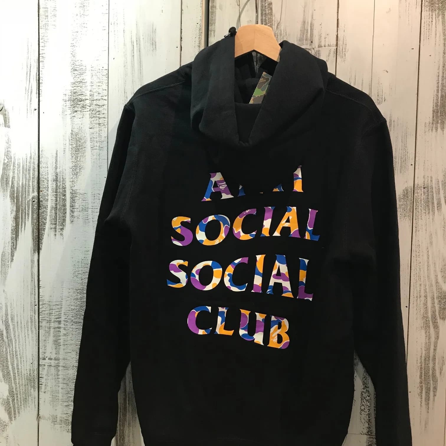 A BATHING APE A BATHING APE×Anti Social Social Club 18SS hoodie