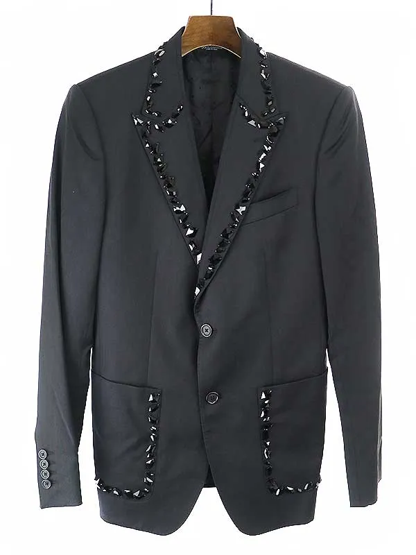 DOLCE&GABBANA ドルチェ&ガッバーナ 16SS SICILIA 装飾テーラードジャケット