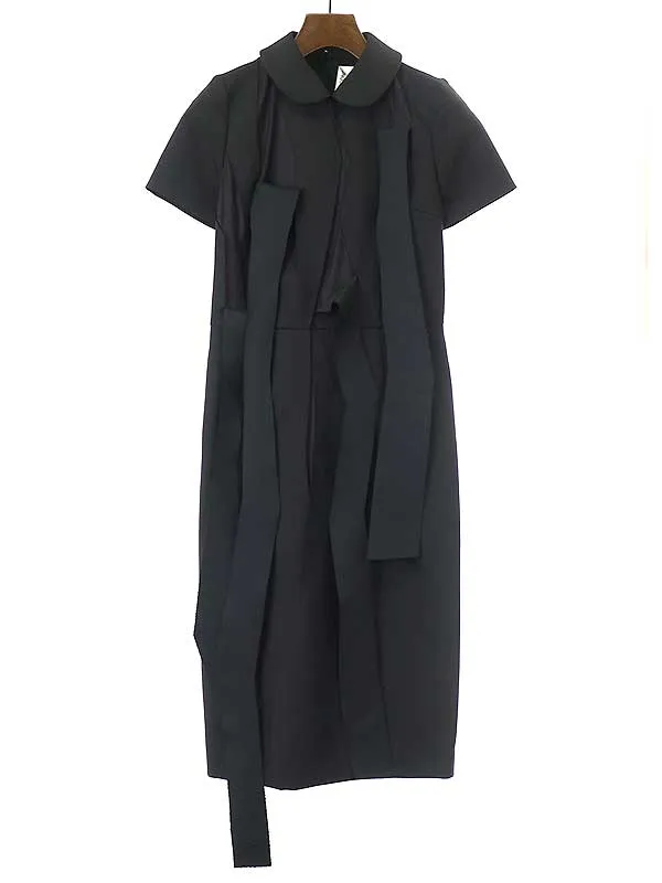 COMME des GARCONS コムデギャルソン SAMPLE 15SS 薔薇と血 切り裂き デザインワンピース