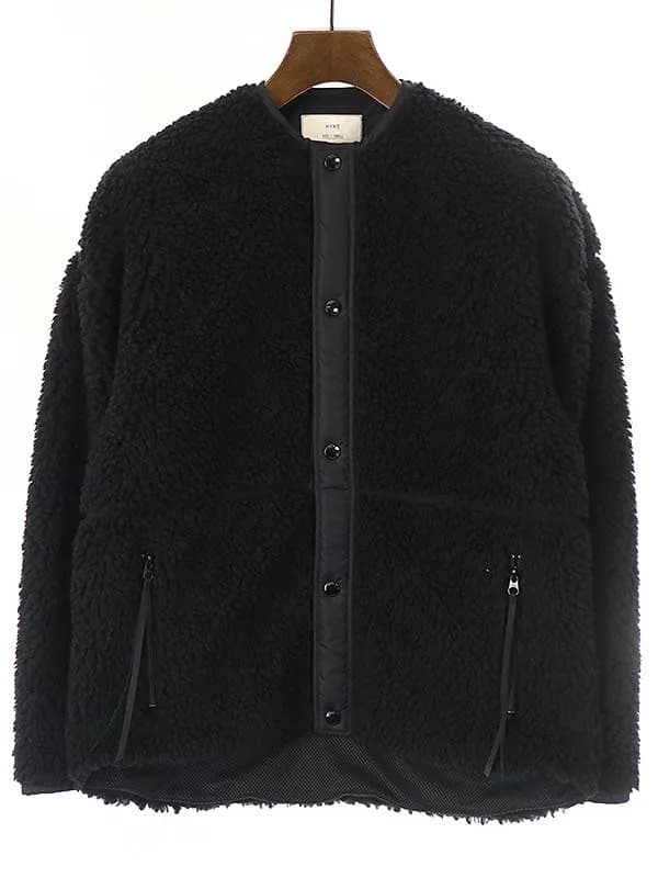 HYKE ハイク 22AW FAUX SHEARLING JACKET ボアジャケット