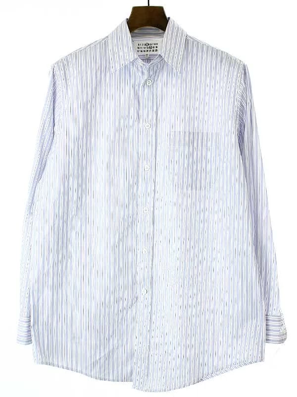 Maison Margiela メゾン マルジェラ 22AW レギュラーストライプシャツ