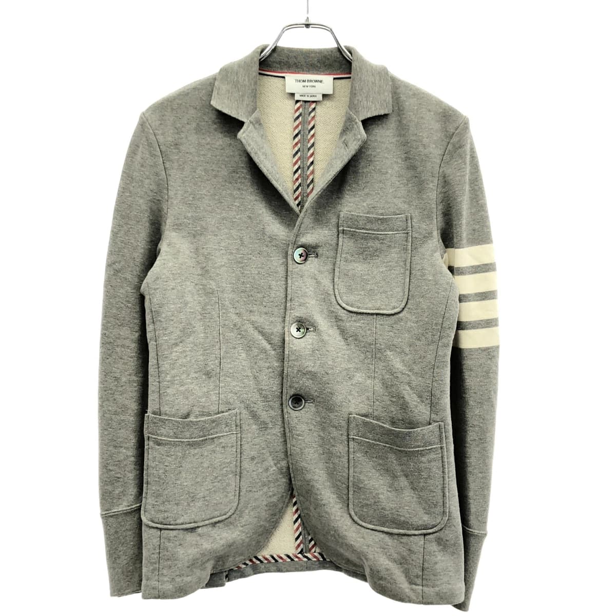 THOM BROWNE トム ブラウン 4Bar スウェットテーラードジャケット MJT034A00535068